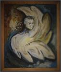 Современный портрет, художник Маша Вихрова, Картина Лебедь